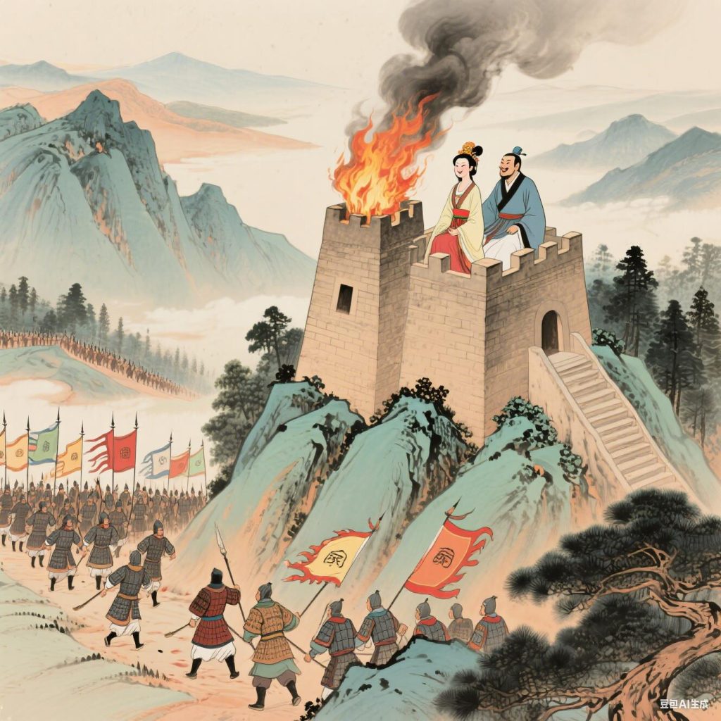 Ancient beacon tower for military signaling