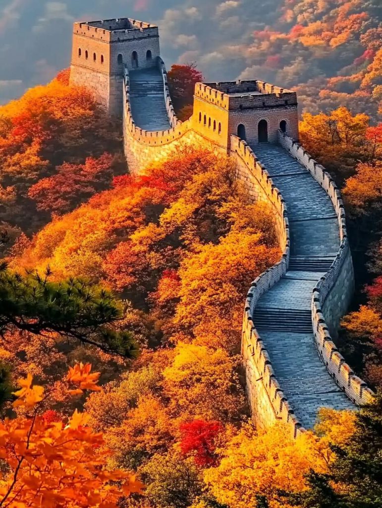 The Great Wall in autumn