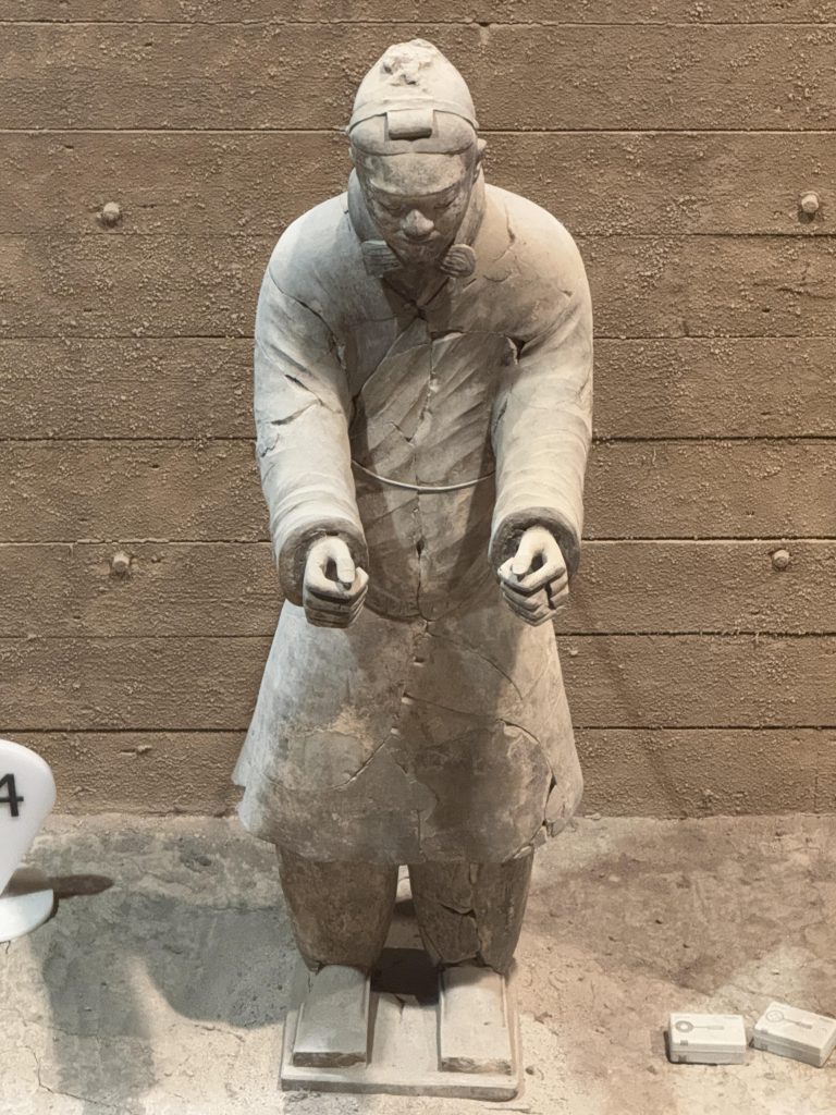 Pit 0006 – Civil official figurines showing non-military representations of Qin society.