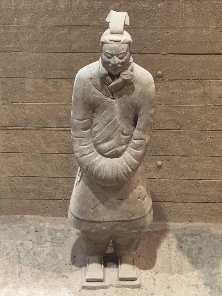 Pit 0006 – Civil official figurines showing non-military representations of Qin society.