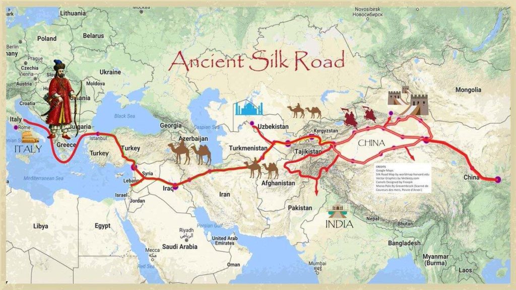 Silk Road Map