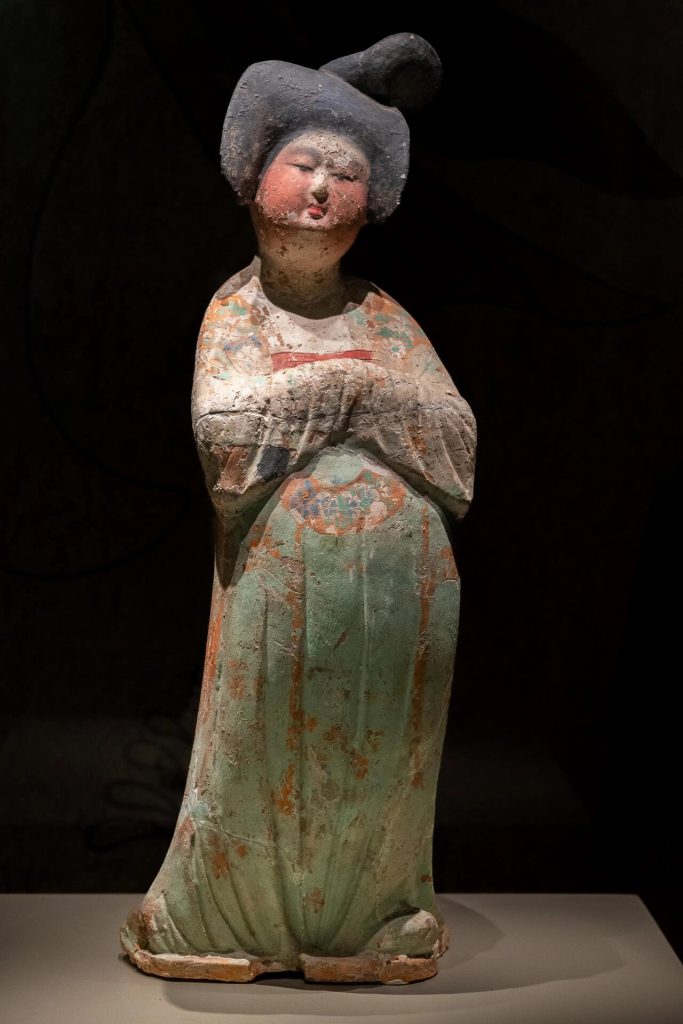 Tang Tri-colored Glazed Pottery