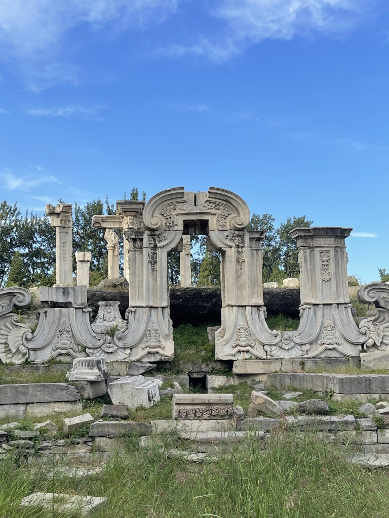 Old Summer Palace was destroyed by British and French troop in 1860