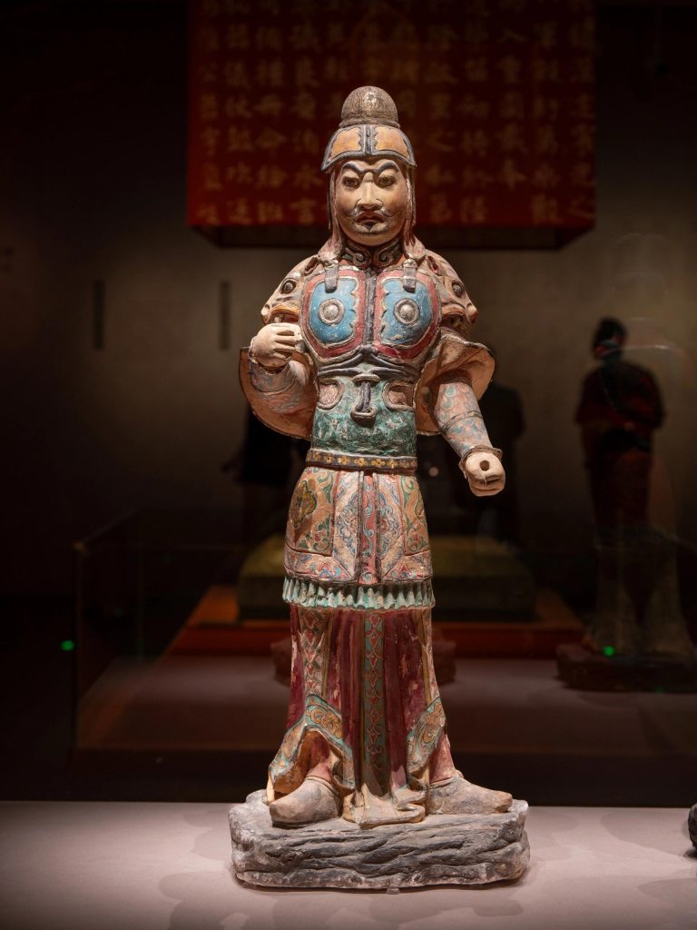 Pottery Figure of Military Official, Tang Dynasty