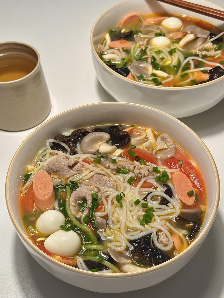 Sanxian Mian–Three Flavor Noodles