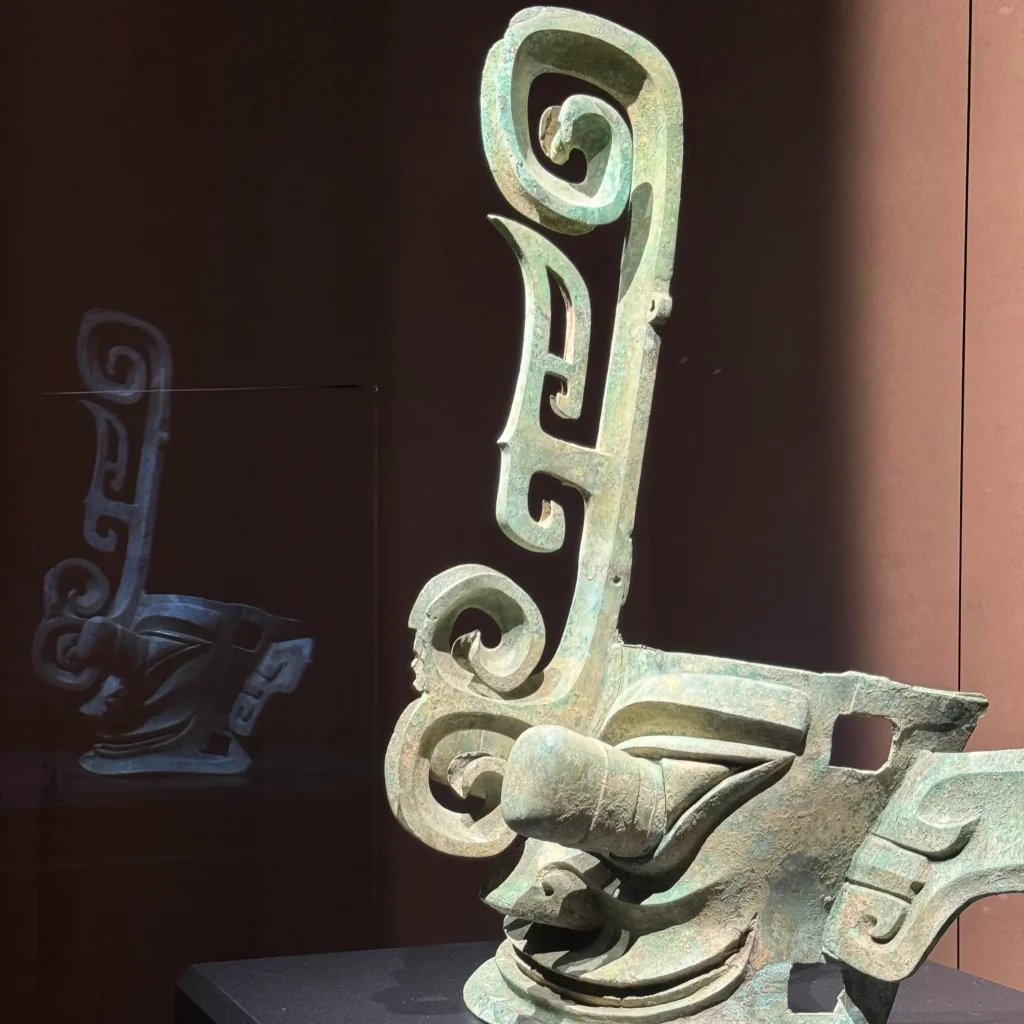 Protruding-Eye Bronze Masks