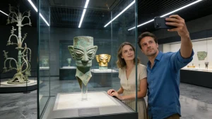 Read more about the article Unearthing the Unknown: A Journey from the Alien-Like Masks of Sanxingdui to the Heroic Legends of Wuhou Shrine