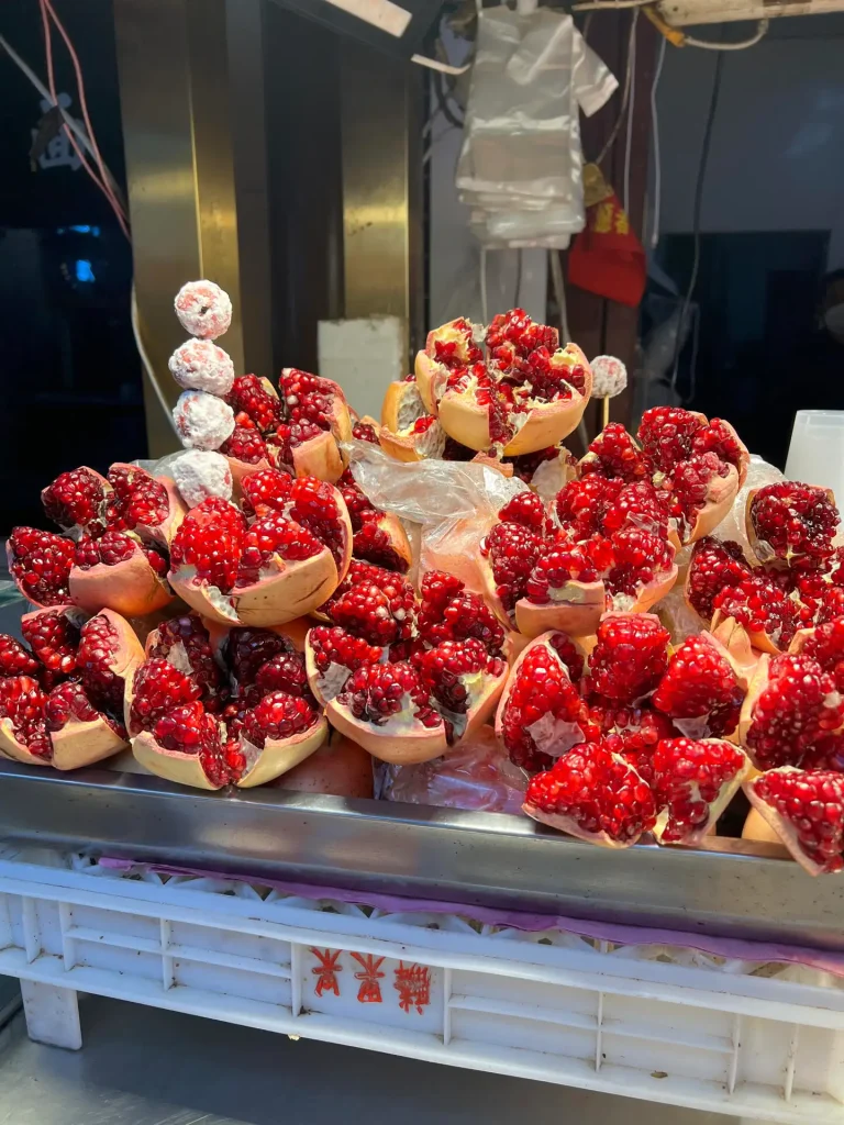 Fresh pomegranate juice