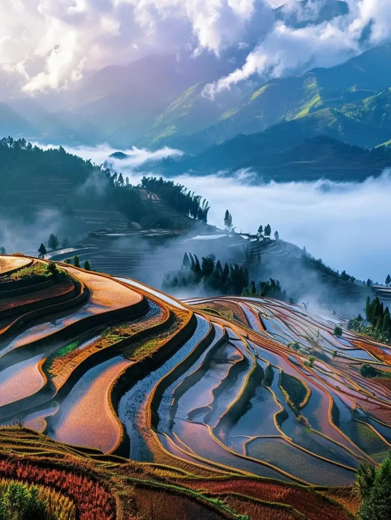 Yuanyang Terraces Irrigation Period