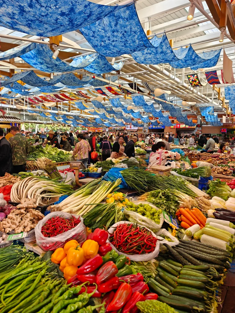 Yunnan vegetable market