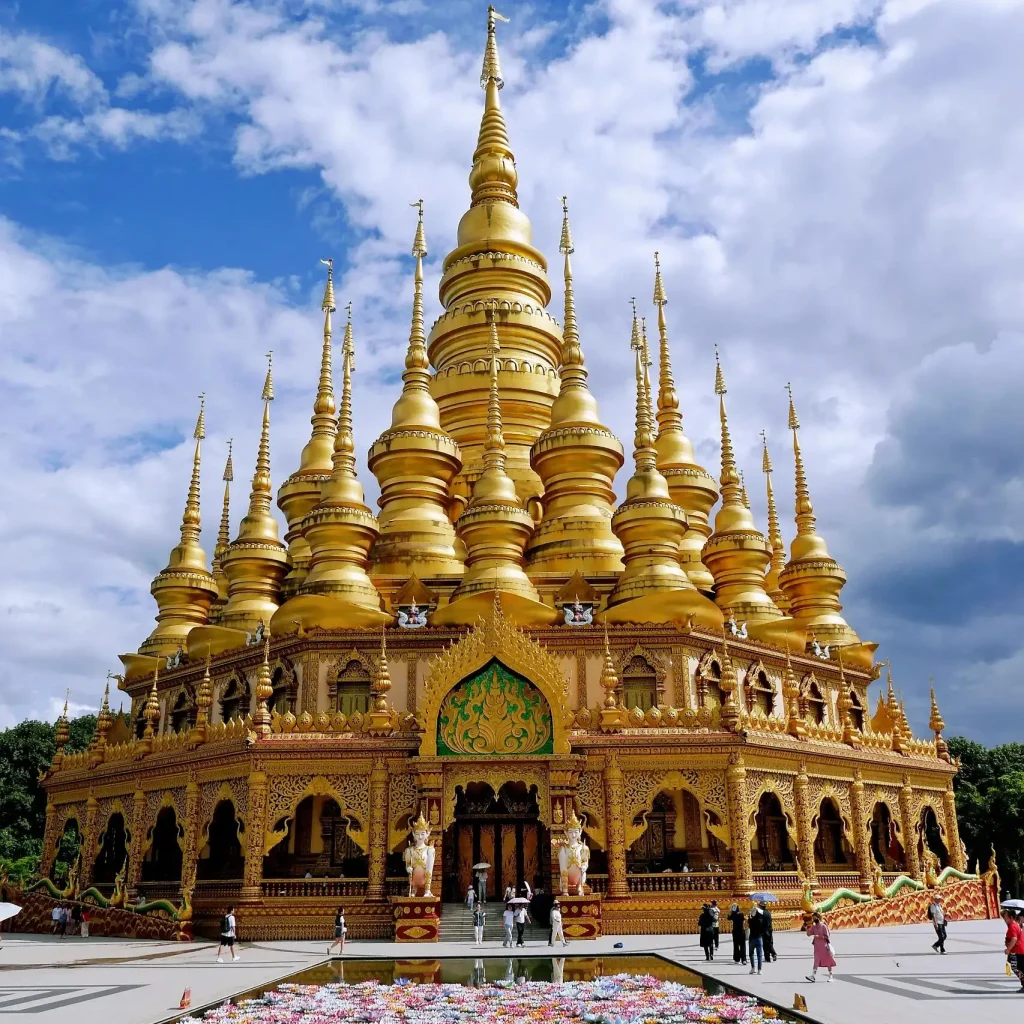 Zhuangkai Great Golden Pagoda of Xishuangbanna Grand Buddha Temple