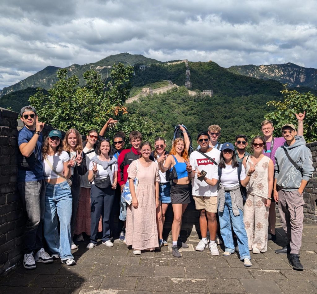Tourists at the Great Wall